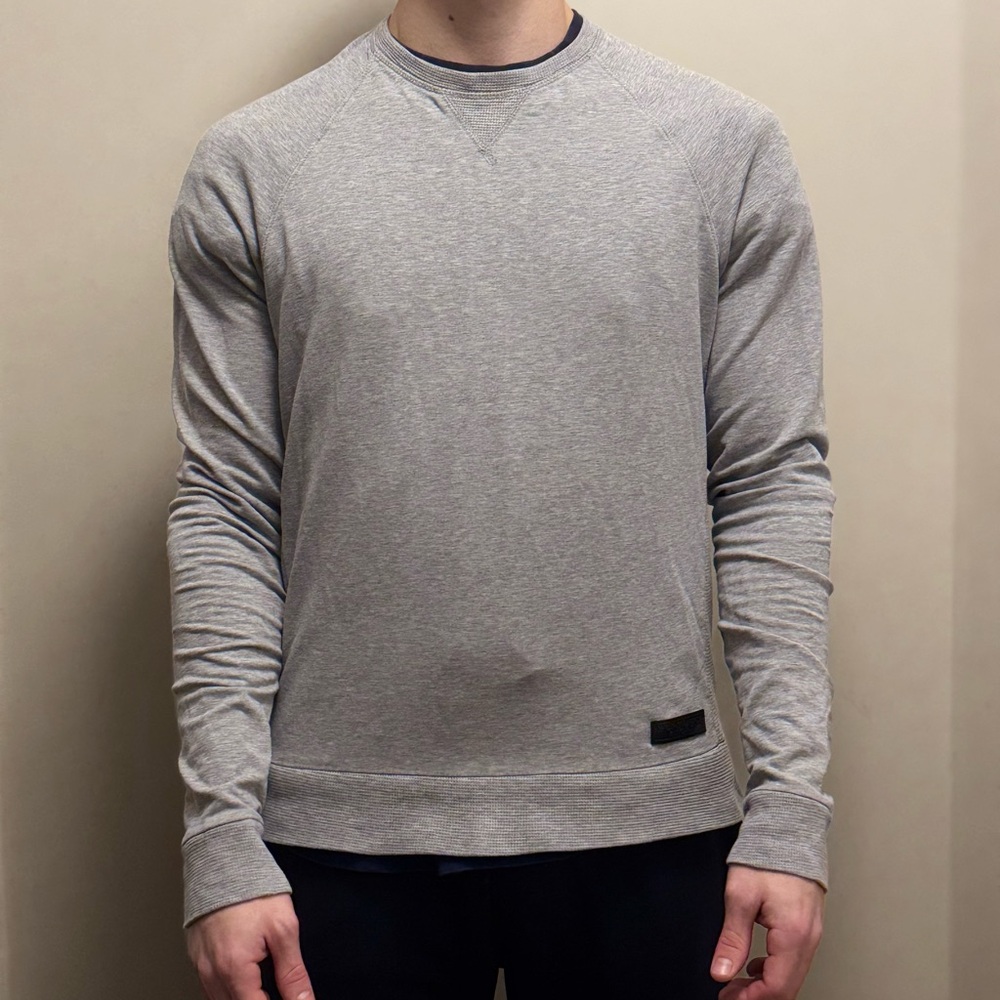 Burberry Light Gray Crewneck Sweater